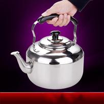 2x Whistling Kettle Stainless Steel Teapot Cookware 4L