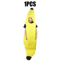 Karnavaliniai drabužiai vyrams Cosplay Suaugusiųjų išgalvotas kostiumas Juokingas Seksualus Banano kostiumas Naujovė Helovinas Kalėdos Karnavalo vakarėlio dekoracijos as the picture-Kid