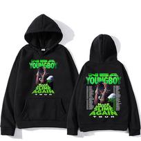 YoungBoy Never Broke Again Tour 2025 Says Singing Handprint Hoodie Street Fashion Hoodie Men's Hip-hop High-quality Hoodie M