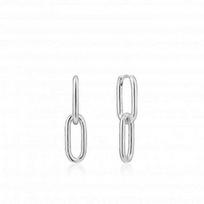 Cable-Link Chain Earrings