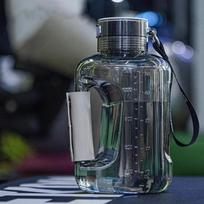 Hydrogen Water Bottle Hydrogen Rich Portable Sports Water Bottles Rich Molecular Hydrogen Water Generator Drinking Utensil Gift 1.5L pilka spalva