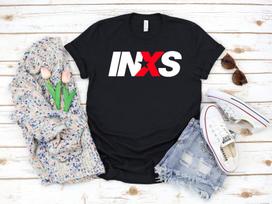 26 INXS Marškinėliai Balti   Juodi Moteriški 3/4 Rankovės Marškinėliai A101 Unisex Marškinėliai XXXXL