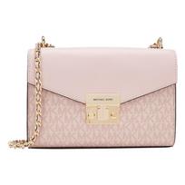 Michael Kors MK Rose Monogram Chain Leather Crossbody Bag Small Women bags Pink 35T0GXOL2B-857 Small