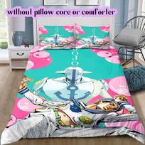 JOJO anime cool Soft and Comfortable Duvet Cover, Children's Bedding Set Gift, Extra Large Size, Various Sizes Available 135x200cm