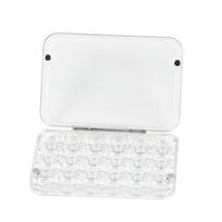 24 Grids Watercolor Paint Tray Acrylic Paint Box Art Supplies Mini Watercolor Palette  for Home skaidri