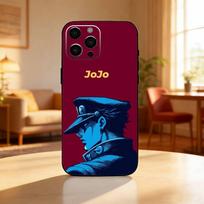J-Jojo hot anime pattern design Phone Case For iPhone17,16,15,14,13,12 Plus,Max Soft Silicone Black Cover iPhone12PRO