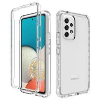 Transparent Shockproof Case for Samsung Galaxy S25 FE A17 A56 A55 A36 A16 5G A35 A14 A54 A34 A15 S25 edge S24 S22 S23 Ultra Plus Galaxy S22 5G gryna