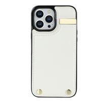 For iPhone 14 13 12 11 Pro Max XR XS X 7 8 Plus Organ Design Multi Card Slot Card Coin Storage Leather Wallet Phone Case For iPhone 7G 8G SE2 balta