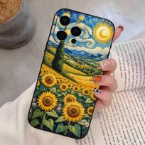 Van Gogh  Phone Case For iPhone 17, 16,15,14,13,12,11 Plus,Pro Max, Others Soft Black Cover iPhone12