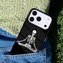 Skeleton Phone Case For iPhone 17 AIR 16 Pro Max 15 14 Pro 11 12 13 Shockproof Silicone Cover iPhone 15 Pro Max