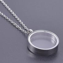 High Quality Stainless Steel Locket Pendant Necklaces For Women/Men Accessories DIY Photo Floating Charm Lockets Fashion Jewelry