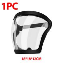 Full-Face Transparent Protection Mask with Adjustable Buckle  Reusable and Heat Resistant Facial Shield for Safety in Work Out juoda