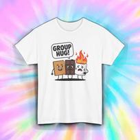 Group Hug Shirt Funny S'mores Marshmallow Chocolate Graham Campfire Tee S-5XL 2XL