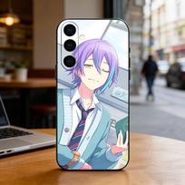 Kamishiro Rui Project S-SEKAI Phone Case Black Silicone Soft For Samsung Galaxy A73,A72,A71,A70,A53,A52,A51 Samsung a21