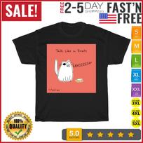 Talk Like a Pirate Day Cat Pet Food Funny Humor Fun Cute Red T Shirt Mens Womens Tees Top Men Women XL