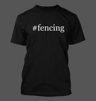 #fencing - Men's Funny Hashtag T-Shirt Mens Womens Tees Top NEW RARE XL