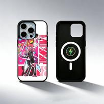 Helluva Boss Moxxie  Phone Case For iPhone17,16,15,14,13,12,11 Plus,Pro Max Magnetic For Magsafe Wireless Charging iPhone12PROMAX
