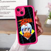 Speed Racer Phone Case for iPhone 17 16 15 14 13 12 11 Air Pro Max Plus Red Soft TPU Shockproof Cover iPhone Air