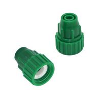 1/2  Thread To 8/11 Hose Barb Connector 3/8  Garden Hose Water Connector Watering Irrigation System Adapter 50 Pcs žalia