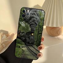 Classic Steam Train Railway Phone Case For iPhone 17 16 15 14 13 11 12 Pro Max 13 mini 15 16 Plus 16e 17 Air Cover Funda iPhone 13Pro MAX