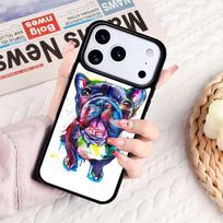 Cute Funny French Bulldog Phone Case For IPhone 17 16e 15 14 13 12 11 Pro Max Air Mini Soft Protective Cover iPhone17 Pro