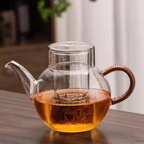 300/530ml Heat Resistant Filterable Glass Teapot Household Green Tea Pot With Infuser Single Person Kungfu Tea Set Tea Maker