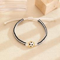 Hand-woven Sports Bracelet  Adjustable Nylon Cord Bracelet  Sports and World Cup Bracelet as the picture