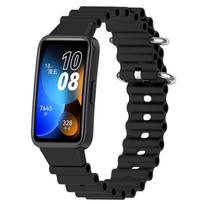 Ocean Silicone Strap for Huawei Band 10 9 8 Double Buckle Smartwatch Replacement Correa Bracelet for Huawei Band 10 Accessories for Huawei band 8-9 juoda