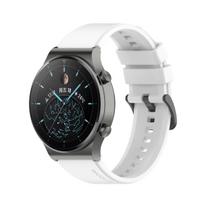 22mm 20mm Silicone Strap For Huawei Watch GT5-4-3-2 Pro Original Bracelet Samsung Watch 7/6/5/4 Gear S3 Amazfit GTR/Balance Belt Strap width 22mm balta