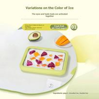 ABBY-Manual Ice Cream Maker-Stainless Steel, Non-Electric, Compact Design For DIY For Frozen Yogurt And Ice Cream