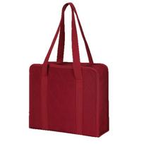 Binder Bag with Zipper and Multiple Pockets for Sewing and Craft Storage Compatible with Most 3 Ring Binders and Shoulder Strap China Mainland