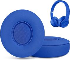 Replacement headphone pads - for Solo 3 and Solo 2 Wireless- protein leathe mėlyna