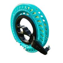 Kite Reel Blue Ball Hand Grip Wheel 200M Line Flyer Handle Tool Rope Line Outdoor Round Blue for Kite Flying Mute Wheel