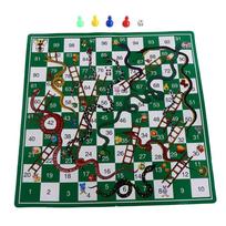 Table Games Flying Chess Board Snake Ladder Toys Educational Portable Plastic Family Board Game Toy for Children OneSize