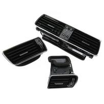 3AD819728A  a set Black Chrome Piano Paint Air Conditioning Outlet Vents For VW Passat B6 B7 2006-2011 3AD819702A 3AD819701A A set