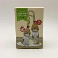 Mufosand Fried Shrimp Shark Cat Keychain Blind Box Backpack Pendant Collectible Pvc Action Figure Trendy Toys Collectible Gift