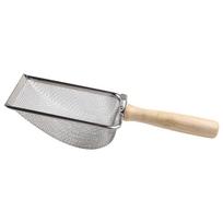 1/4Pcs Stainless Steel Soil Shovel 1/1.5/2.0/ 2.8/ 3.8/4.3/5.0mm Multipurpose Gardening Shovel And Sieve For Soil Wooden Handle