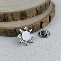 Sunflower brooch, gold-plated suit clothing accessories, decorative small accessories sidabras