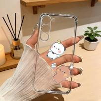 Cute D-DUDU B-BUBU Phone Case For Samsung A10 A12 A31 A40 A70 Transparent Cover Samsung a31