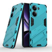 For Poco X7 Pro Case Poco X7 Pro Cover Coque Fundas Armor Shockproof Hard Stand PC Phone Bumper For Poco X7 Pro For Poco X7 Pro mėlyna
