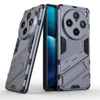 Punk Case For Vivo X100 Pro Cover For Vivo X100 Pro Fundas Case Shell Coque Armor Shockproof Phone Bumper For Vivo X100 Pro For Vivo X100 Pro pilka spalva