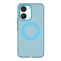 For Poco X8 Pro Max Case Magnetic Wireless Charge Fundas Poco X8 Pro Max Coque Matte Translucent PC Phone Cover Poco X8 Pro Max Poco X8 Pro Max mėlyna