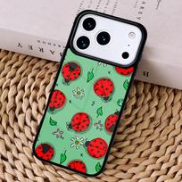 Seven-Star Ladybug mobile Phone Case Cover For Magsafe Wireless Charger For iPhone 17 Pro Max 16 14 13 12 11 15 Air iPhone 12 Pro Max