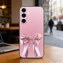 pink bows Phone Case For Samsung Galaxy A73,A72,A71,A70,A53,A52,A51,Soft Silicone Black Cover Samsung a31