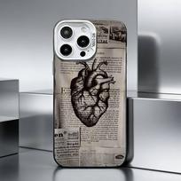 O-Old Newspaper Vintage   Phone Case For iPhone 17,16,15,14,13,12,11 Plus,Pro Max,XS,Colored silver phone case iPhone16promax