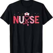 Nurse Valentines Day Valentine Er Icu Nicu Rn Nurses Women T Shirt S įvairiaspalvis