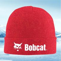Bobcat logo text and animal Unisex Women Unisex Knitted Hat Beanie Pullover Cap Winter Thermal Warm Christmas Outdoor Cycling Hikin