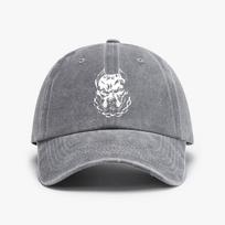 Pitbull Dog print baseball cap Stylish Vintage Washed Distressed Denim hats Unisex casual adjustable sun Snapback hat Adjustable