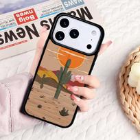 Plant Cactus Phone Case For IPhone 17 16e 15 14 13 12 11 Pro Max Air Mini Soft Protective Cover iPhone 13 Pro