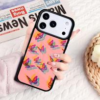 Cute Butterfly Phone Case For IPhone 17 16e 15 14 13 12 11 Pro Max Air Mini Soft Protective Cover iPhone17 Pro Max